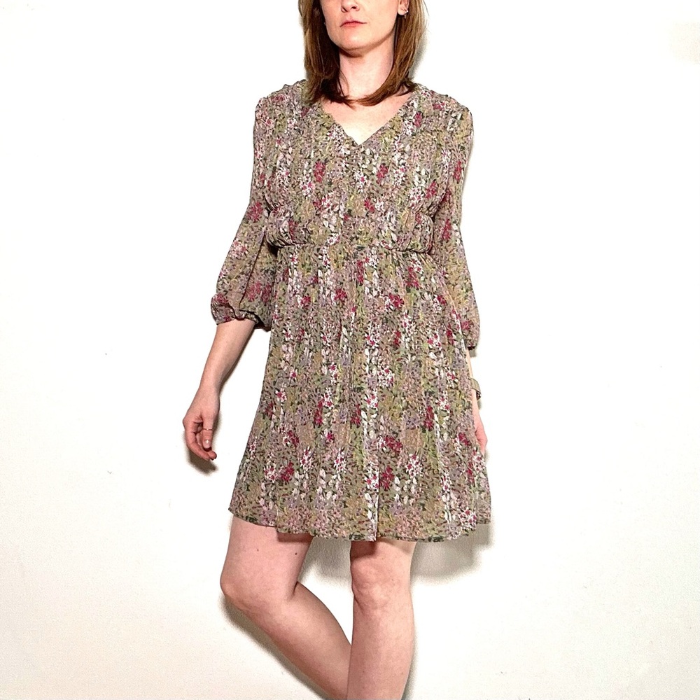 Mango Floral Printed Dress